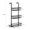 3 Tier Over the Door Shower Caddy Adjustable Hanging Organizer Shelf Rustproof